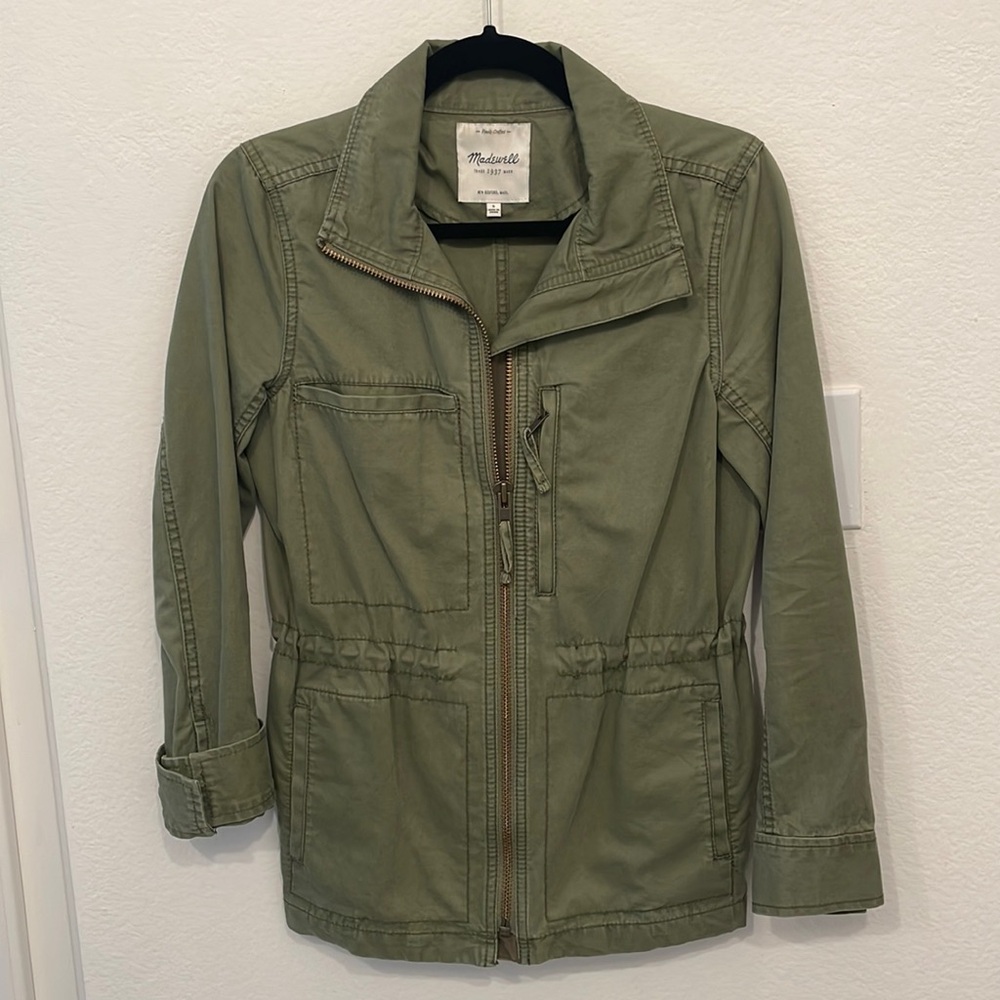 madewell green utility jacket
